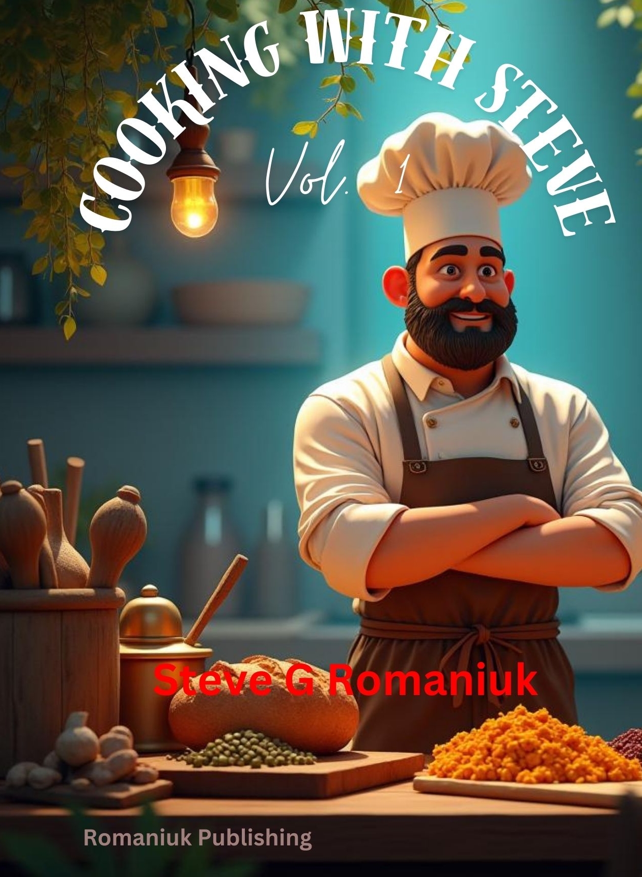 Cooking with Steve Vol. 1 Book Cover from Romaniuk Publishing