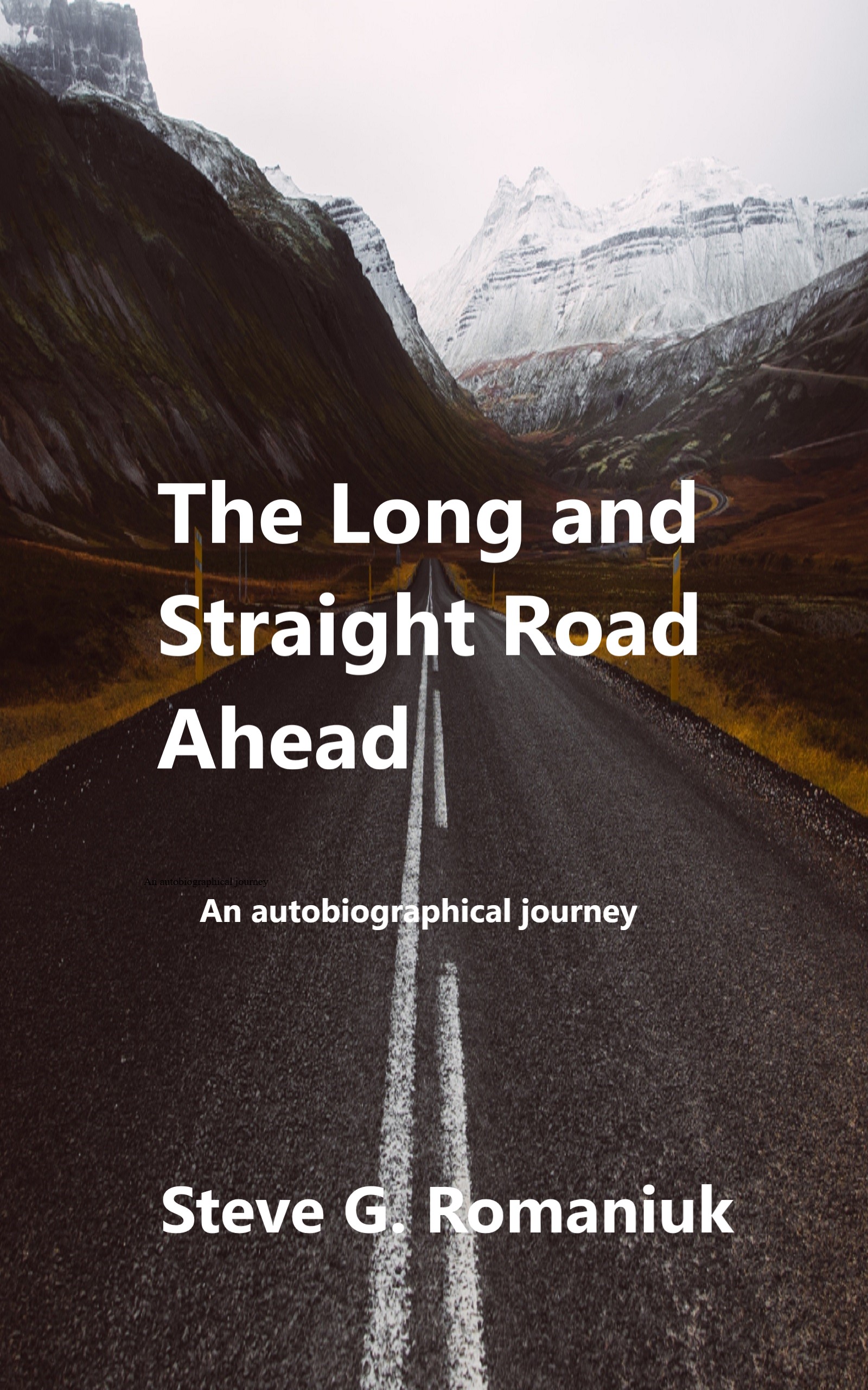 The Long and Straighr Road Ahead Book Cover from Romaniuk Publishing